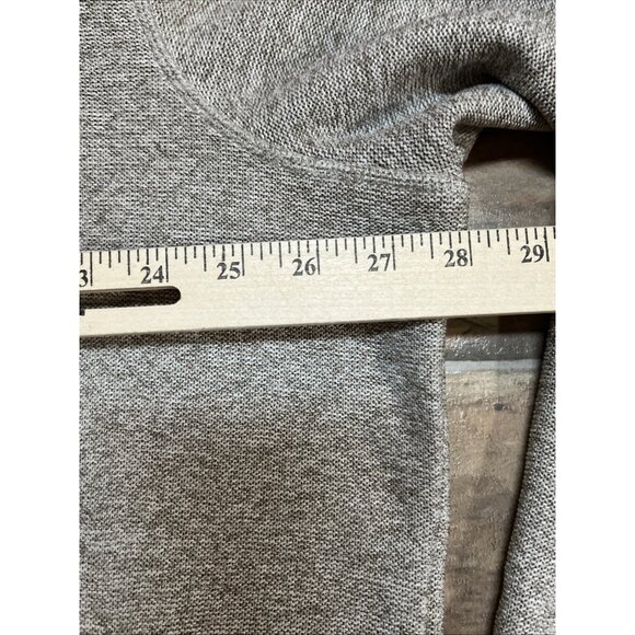 Eddie Bauer Men's Pullover Quarter Snap Mockneck Sweater Beige Warm Fleece - Picture 6 of 16